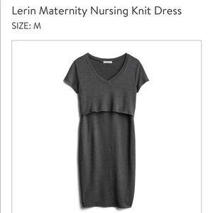 Gilli maternity/ nursing dress grey, size M
